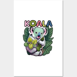 Animal Alphabet - K for Koala Posters and Art